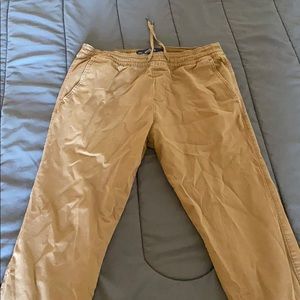 Khaki joggers